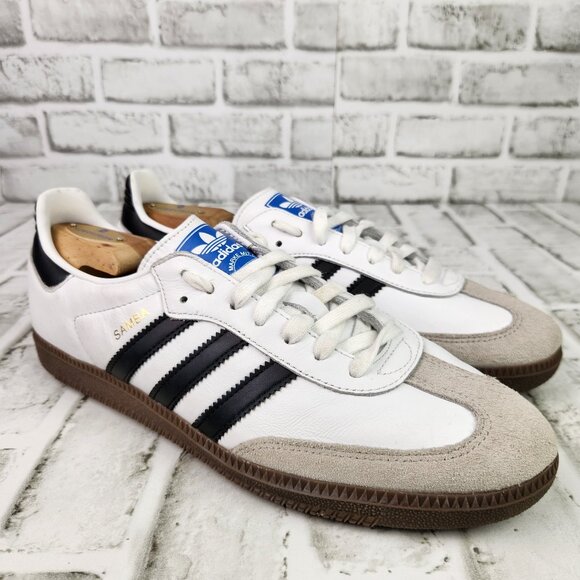 Adidas Samba OG Women's Size 10 Cloud White Core Black Athletic Soccer Sneaker - Picture 1 of 10